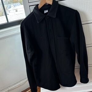 J.o&co Women’s Black Button-Up Shirt Sweater